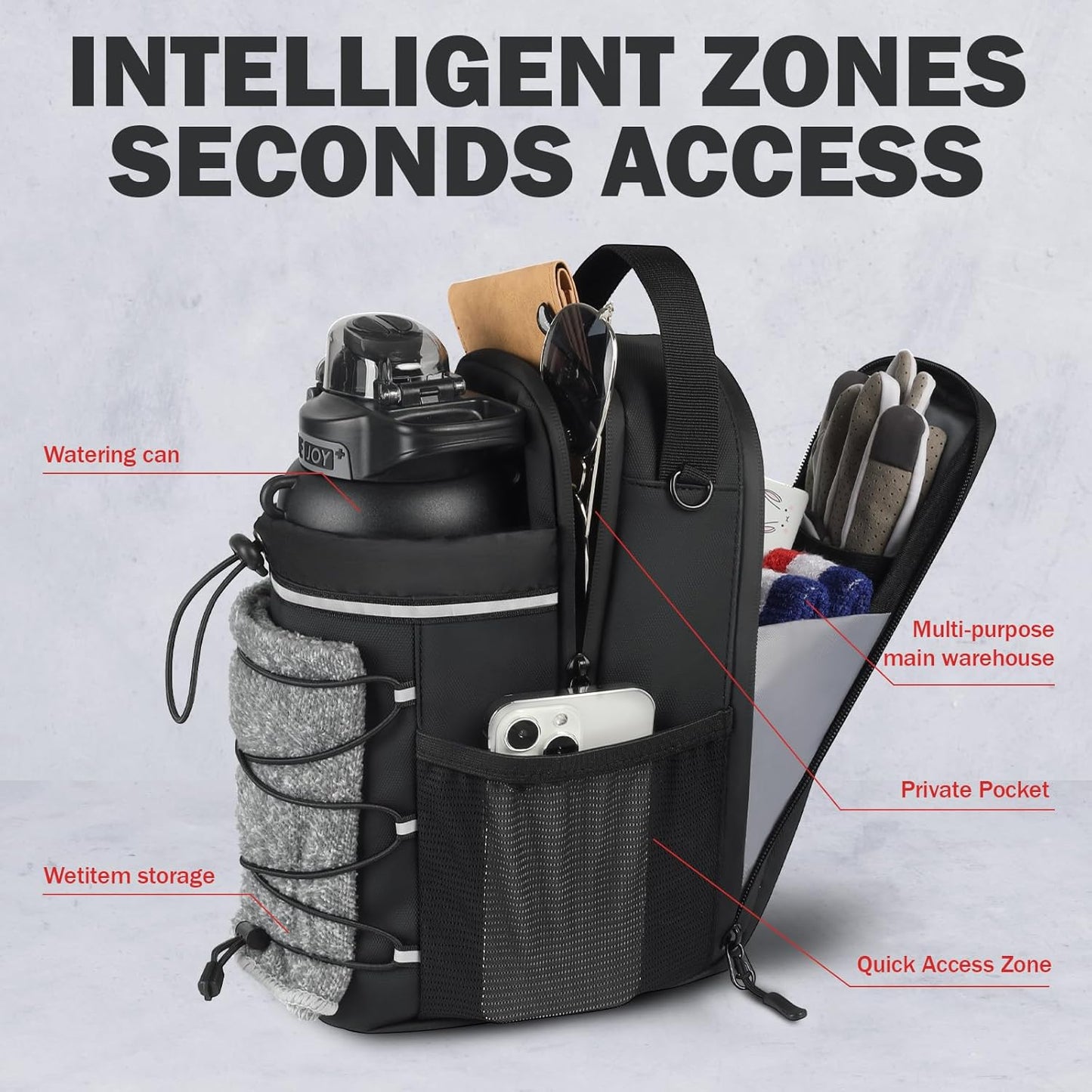 Magnetic Gym Bag – Strong Magnetic Water Bottle & Fitness Pouch