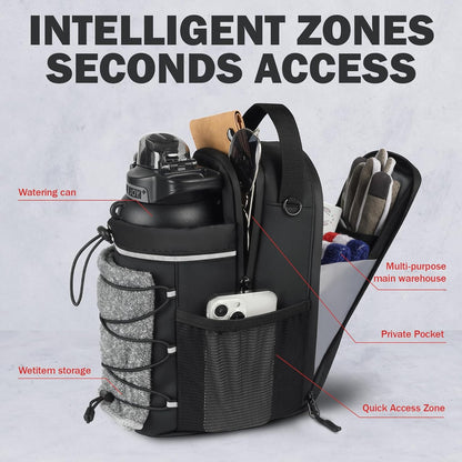 Magnetic Gym Bag – Strong Magnetic Water Bottle & Fitness Pouch