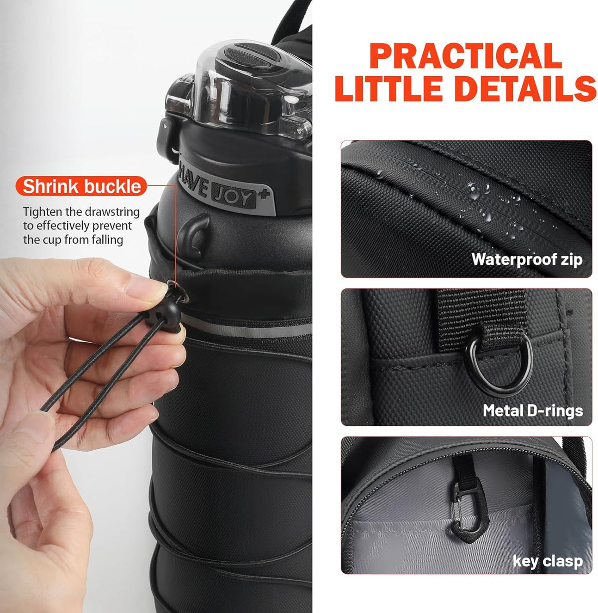 Magnetic Gym Bag – Strong Magnetic Water Bottle & Fitness Pouch