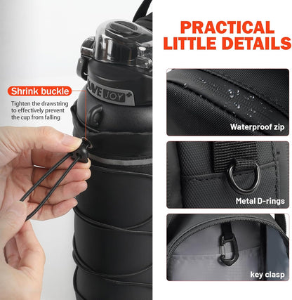 Magnetic Gym Bag – Strong Magnetic Water Bottle & Fitness Pouch