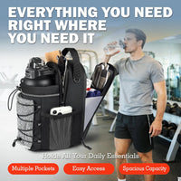 Magnetic Gym Bag – Strong Magnetic Water Bottle & Fitness Pouch